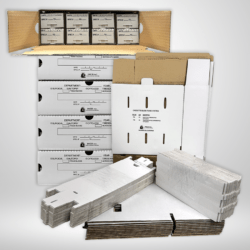 Cassettes Storage Cardboard Open Top Una