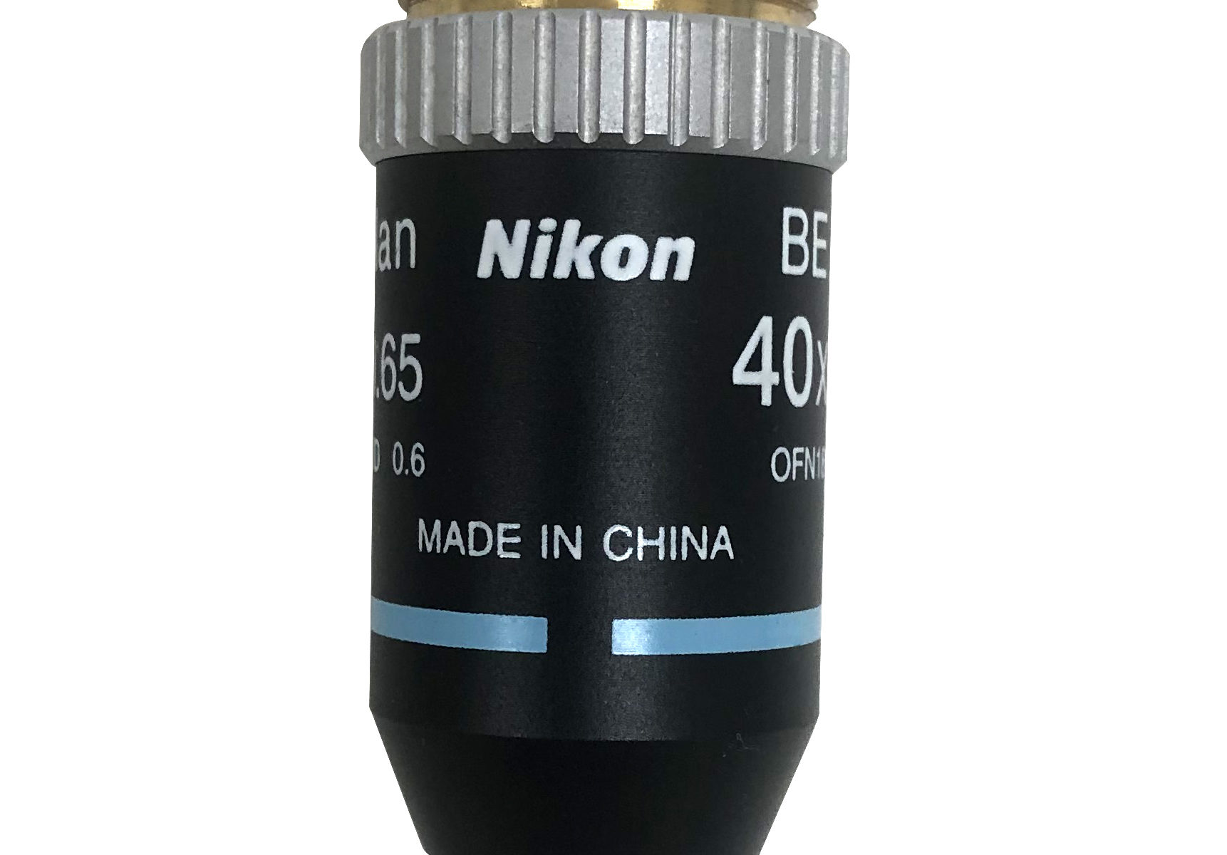 Used Nikon LWD 40X/0.65 Microscope Objective OFN118 WD 0.6
