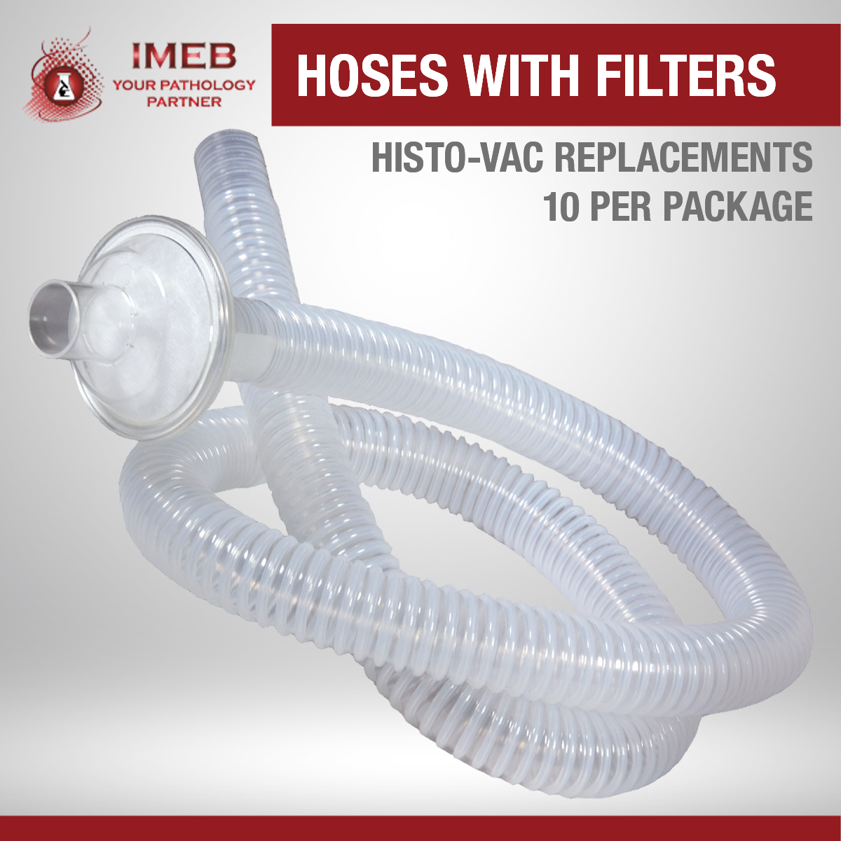 10 histo-vac hoses ad with a header