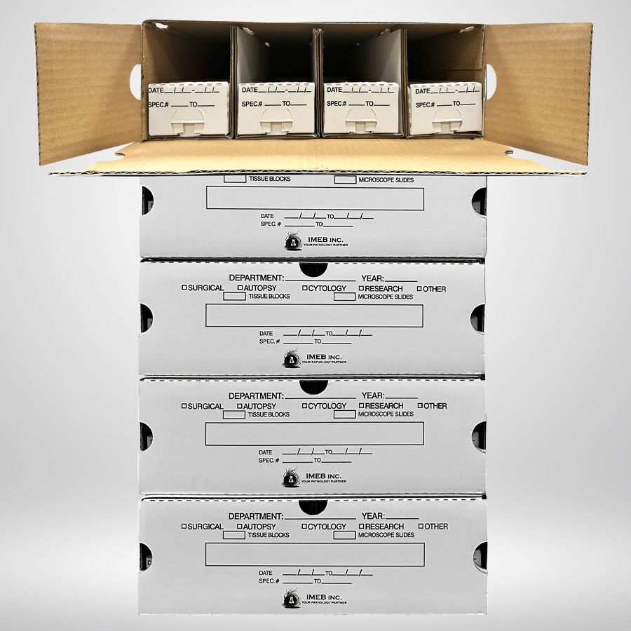 Slide Storage Cardboard Open Top