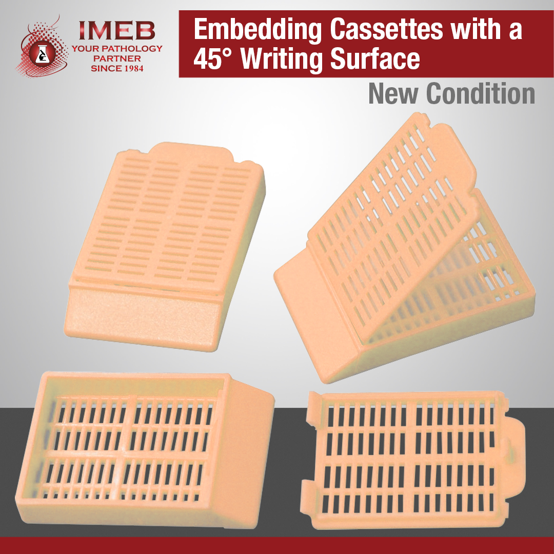 Embedding Cassettes with a 45° Writing Surface Orange