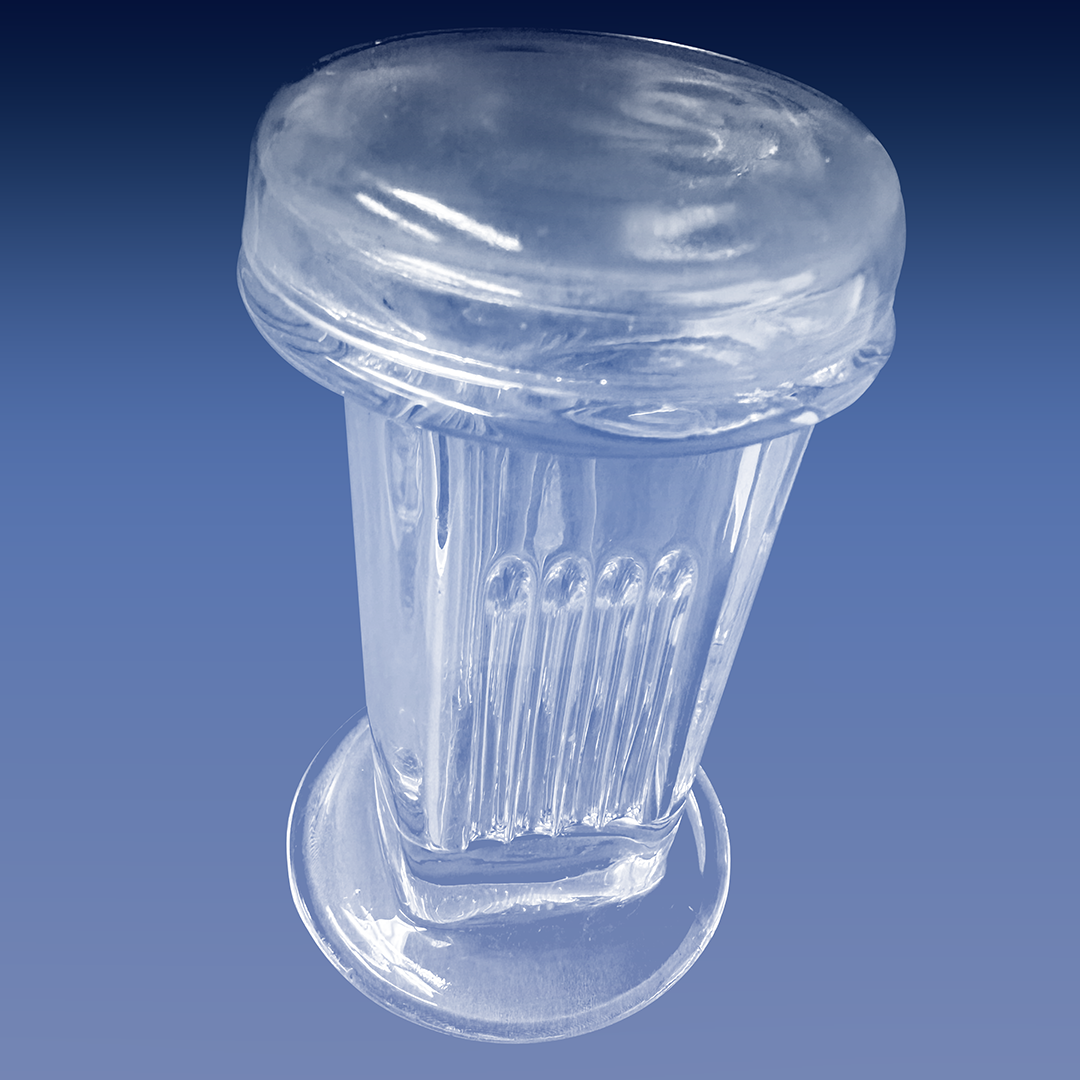 Glass Staining Jar (a) Holds Five 1″ X 3″ Microscope Slides