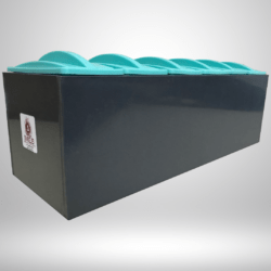 Laboratory SSS-60CK Slide Rack in dark gray color