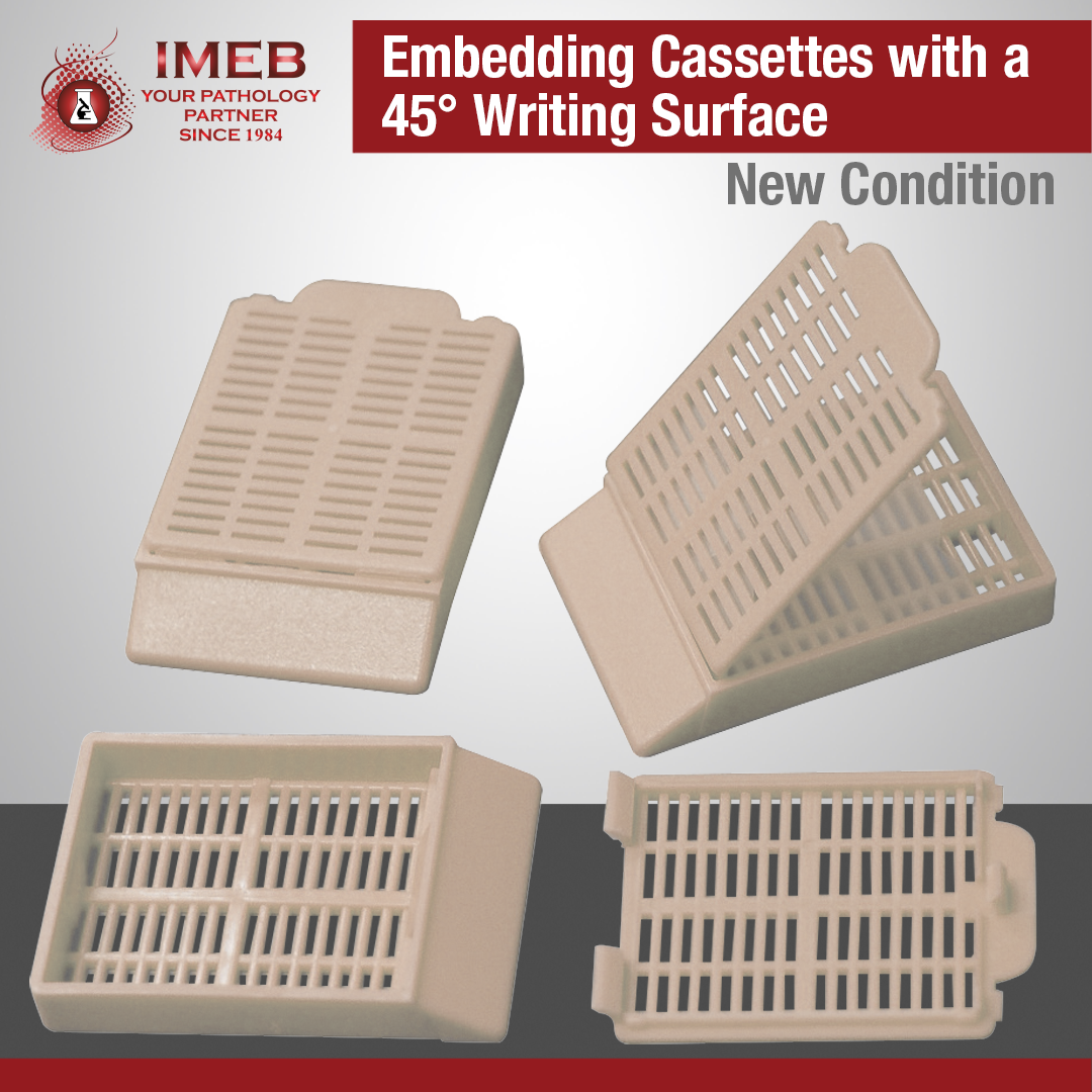 Embedding Cassettes with a 45° Writing Surface Tan