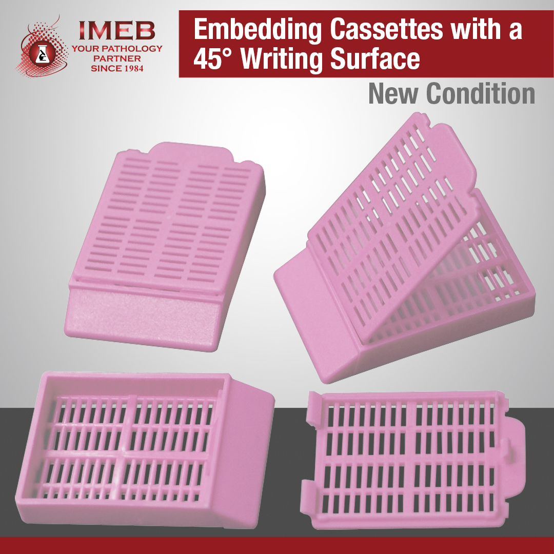 Embedding Cassettes with a 45° Writing Surface Pink