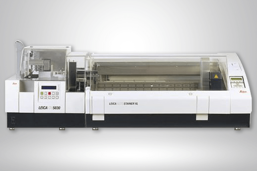 LEICA ST5010 XL Autostainer with CV5030 Coverslipper For Sale