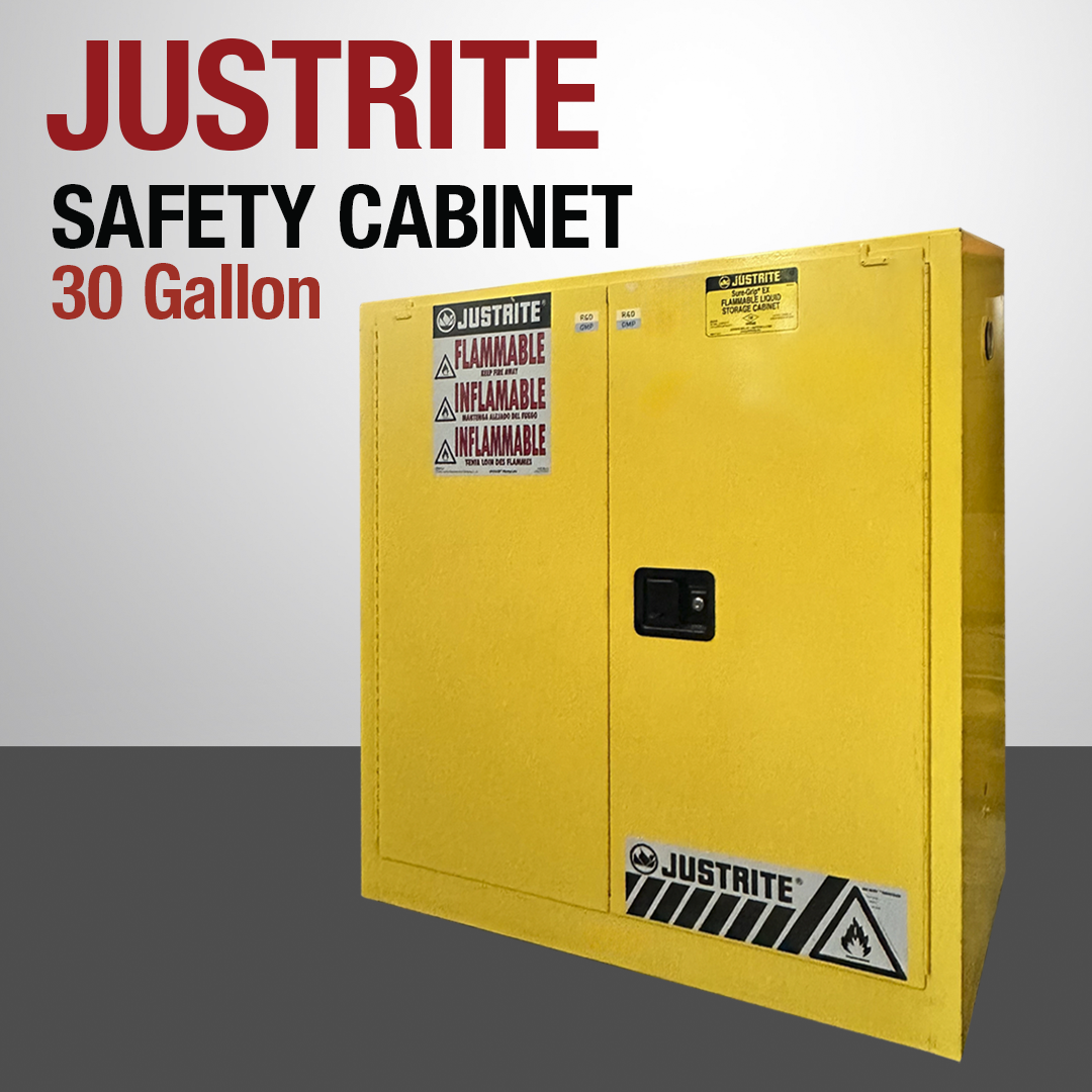 Justrite Flammable Safety Storage Cabinets Self-Closing (Refurbished) - Image 3